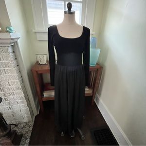 Vintage Laura Ashley silk and velvet midi size 8. EUC